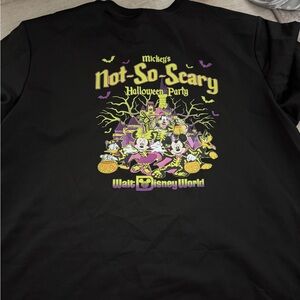 Mickeys Not So Scary Black XXL Polyester Shirt